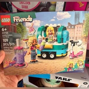 LEGO Friends Teal and Purple Bubble Tea Cart
